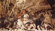 UCCELLO, Paolo Battle of San Romano oil on canvas